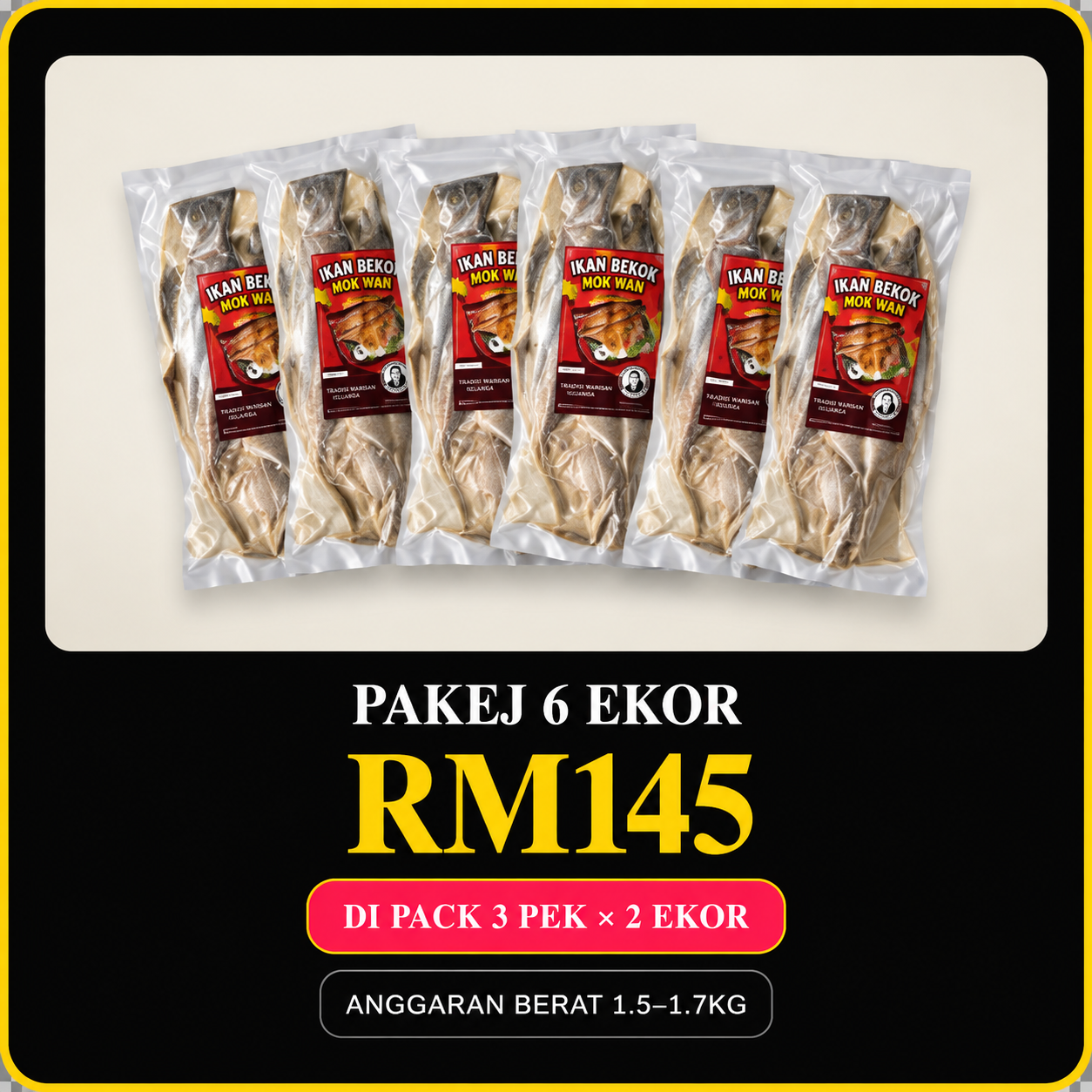 Poster Pakej 6 Ekor RM145
